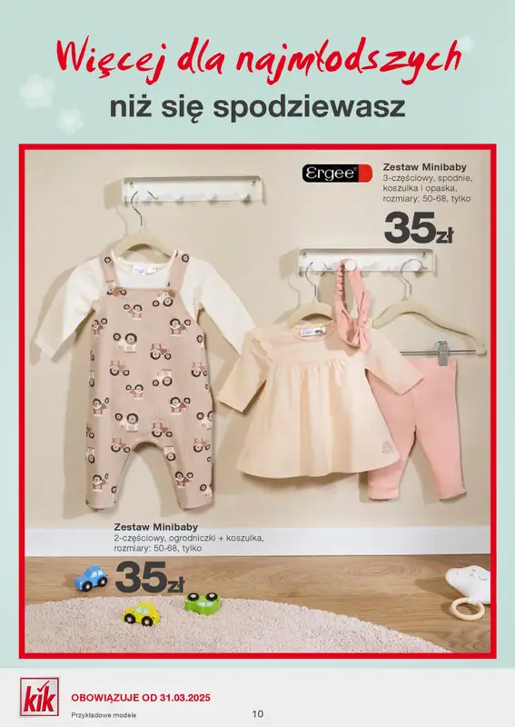 KiK - gazetka promocyjna Gazetka od poniedziałku 31.03 do niedzieli 06.04 - strona 10