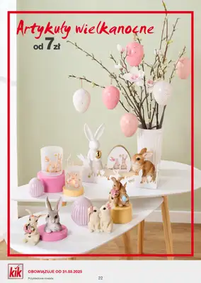 KiK - gazetka promocyjna Gazetka od poniedziałku 31.03 do niedzieli 06.04 - strona 22