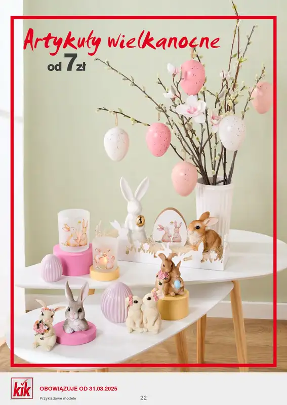 KiK - gazetka promocyjna Gazetka od poniedziałku 31.03 do niedzieli 06.04 - strona 22