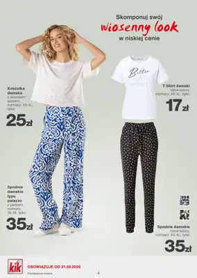 KiK - gazetka promocyjna Gazetka od poniedziałku 31.03 do niedzieli 06.04 - strona 4