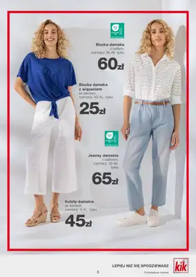 KiK - gazetka promocyjna Gazetka od poniedziałku 31.03 do niedzieli 06.04 - strona 5