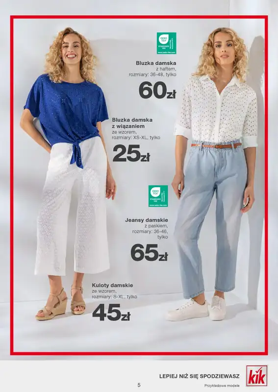 KiK - gazetka promocyjna Gazetka od poniedziałku 31.03 do niedzieli 06.04 - strona 5