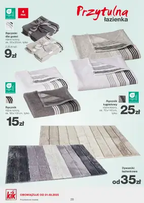 KiK - gazetka promocyjna Gazetka od poniedziałku 31.03 do niedzieli 06.04 - strona 20