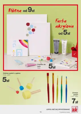 KiK - gazetka promocyjna Gazetka od poniedziałku 31.03 do niedzieli 06.04 - strona 19