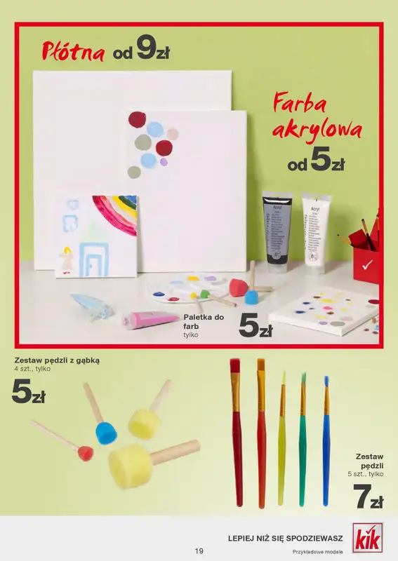 KiK - gazetka promocyjna Gazetka od poniedziałku 31.03 do niedzieli 06.04 - strona 19