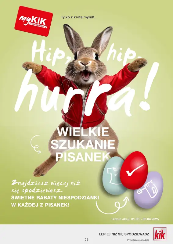 KiK - gazetka promocyjna Gazetka od poniedziałku 31.03 do niedzieli 06.04 - strona 25