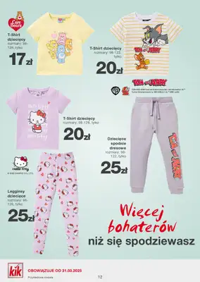 KiK - gazetka promocyjna Gazetka od poniedziałku 31.03 do niedzieli 06.04 - strona 12