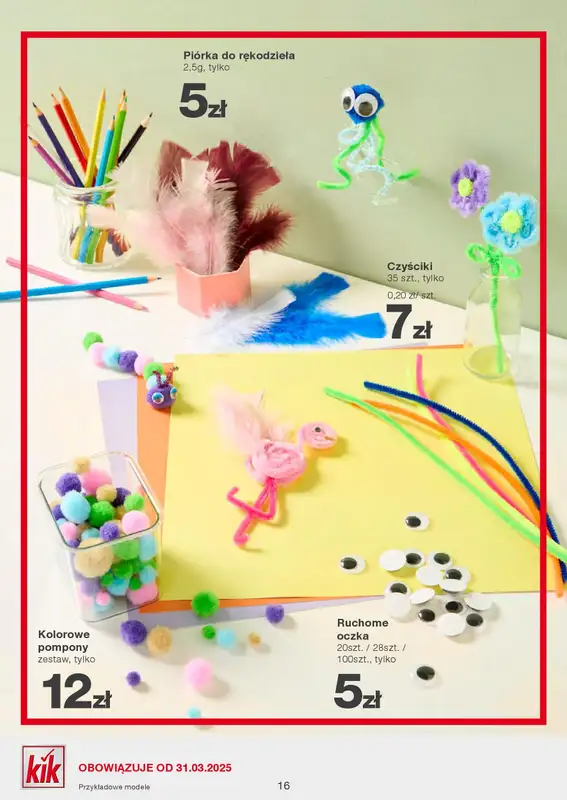 KiK - gazetka promocyjna Gazetka od poniedziałku 31.03 do niedzieli 06.04 - strona 16