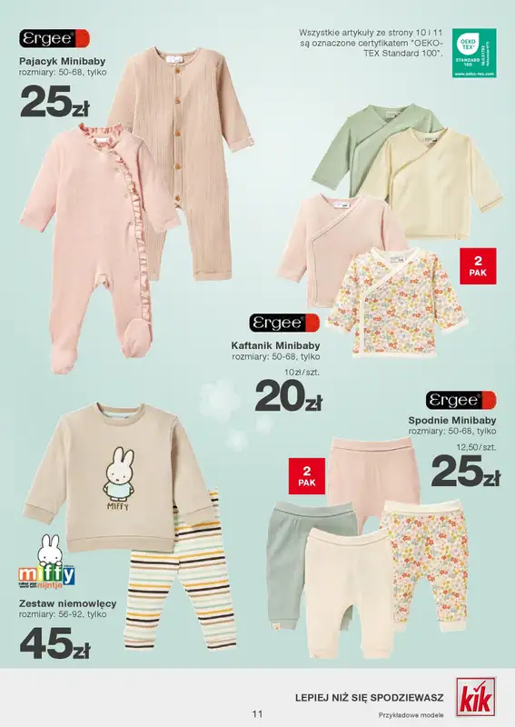 KiK - gazetka promocyjna Gazetka od poniedziałku 31.03 do niedzieli 06.04 - strona 11