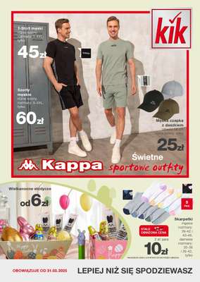 KiK - gazetka promocyjna Gazetka od poniedziałku 31.03 do niedzieli 06.04