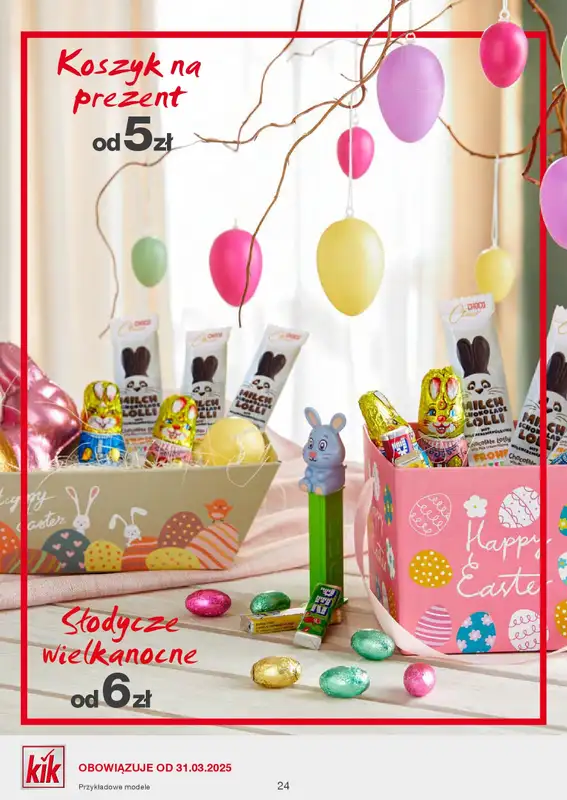 KiK - gazetka promocyjna Gazetka od poniedziałku 31.03 do niedzieli 06.04 - strona 24