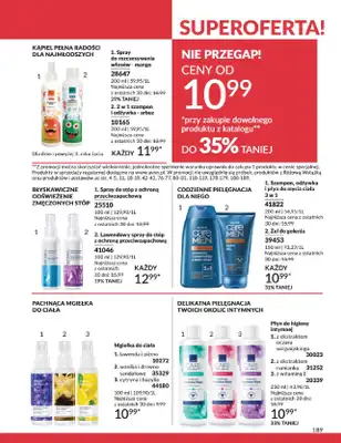 AVON - gazetka promocyjna Katalog Kwiecień 2025 od środy 02.04 do środy 30.04 - strona 189