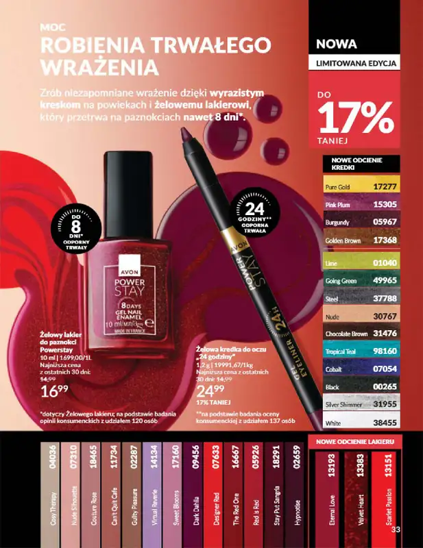AVON - gazetka promocyjna Katalog Kwiecień 2025 od środy 02.04 do środy 30.04 - strona 33