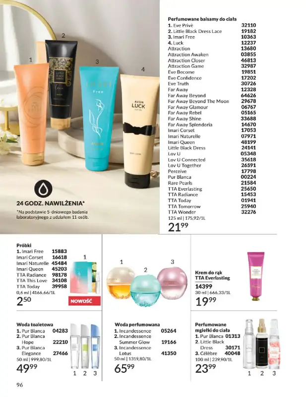 AVON - gazetka promocyjna Katalog Kwiecień 2025 od środy 02.04 do środy 30.04 - strona 96