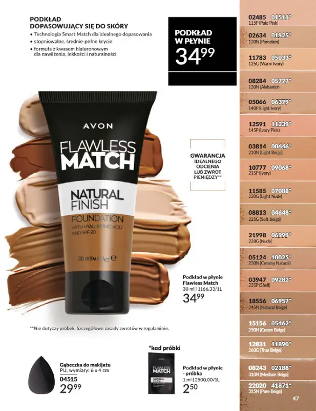 AVON - gazetka promocyjna Katalog Kwiecień 2025 od środy 02.04 do środy 30.04 - strona 47