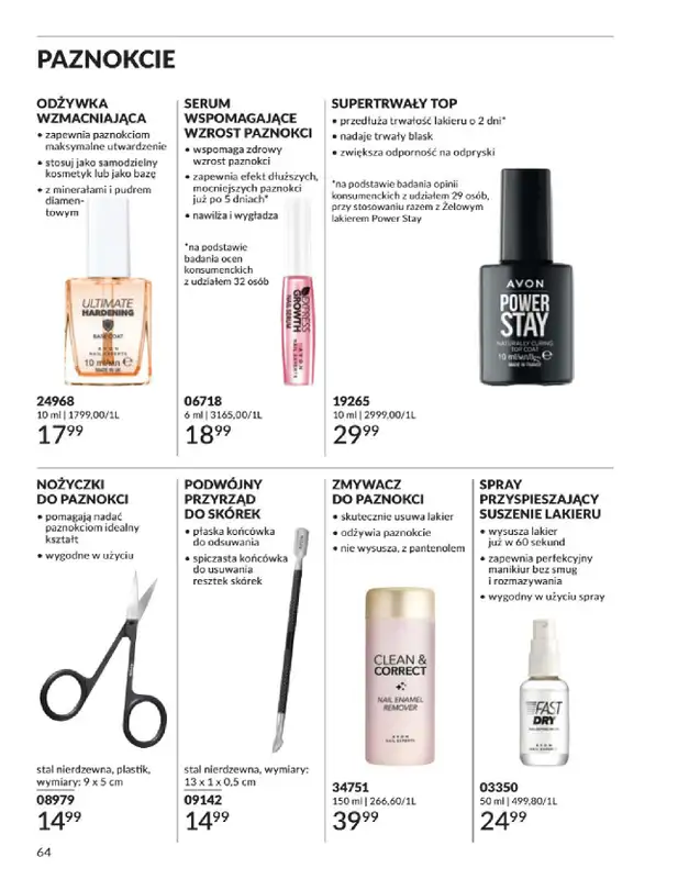 AVON - gazetka promocyjna Katalog Kwiecień 2025 od środy 02.04 do środy 30.04 - strona 64