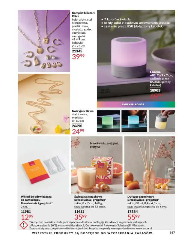 AVON - gazetka promocyjna Katalog Kwiecień 2025 od środy 02.04 do środy 30.04 - strona 147