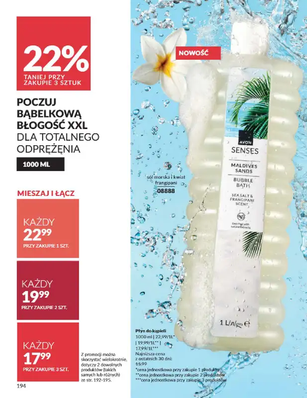 AVON - gazetka promocyjna Katalog Kwiecień 2025 od środy 02.04 do środy 30.04 - strona 194