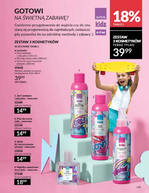 AVON - gazetka promocyjna Katalog Kwiecień 2025 od środy 02.04 do środy 30.04 - strona 165