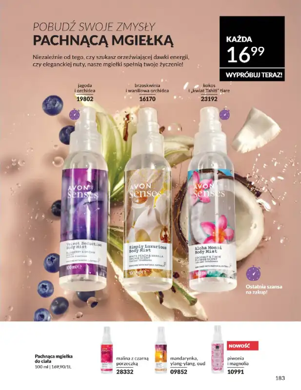 AVON - gazetka promocyjna Katalog Kwiecień 2025 od środy 02.04 do środy 30.04 - strona 183
