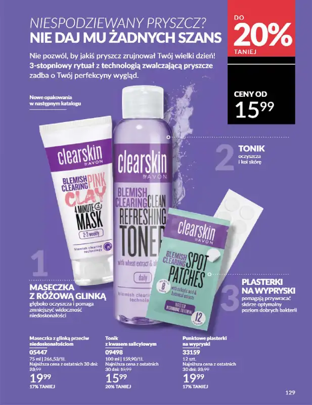 AVON - gazetka promocyjna Katalog Kwiecień 2025 od środy 02.04 do środy 30.04 - strona 129