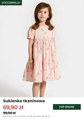 Coccodrillo - gazetka promocyjna Sukienki z wyprzedaży już od 39,90 zł od środy 02.04 do poniedziałku 14.04 - strona 7 Coccodrillo - gazetka promocyjna Sukienki z wyprzedaży już od 39,90 zł od środy 02.04 do poniedziałku 14.04 - strona 7