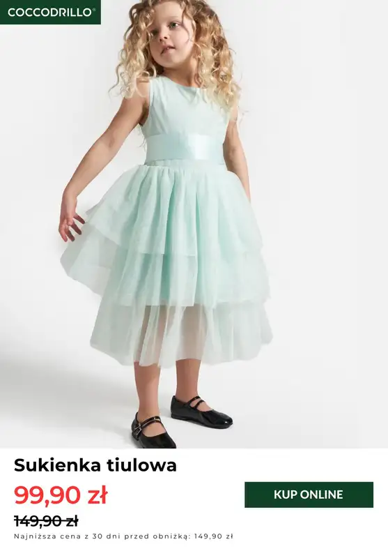 Coccodrillo - gazetka promocyjna Sukienki z wyprzedaży już od 39,90 zł od środy 02.04 do poniedziałku 14.04 - strona 12