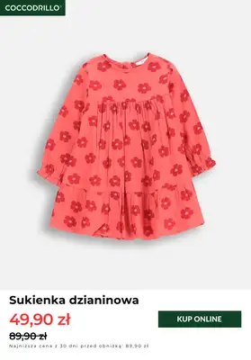 Coccodrillo - gazetka promocyjna Sukienki z wyprzedaży już od 39,90 zł od środy 02.04 do poniedziałku 14.04 - strona 5 Coccodrillo - gazetka promocyjna Sukienki z wyprzedaży już od 39,90 zł od środy 02.04 do poniedziałku 14.04 - strona 5