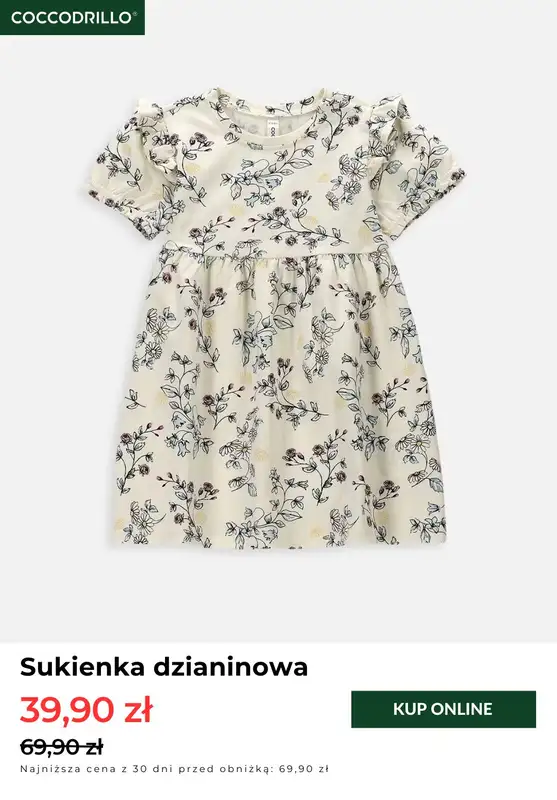 Coccodrillo - gazetka promocyjna Sukienki z wyprzedaży już od 39,90 zł od środy 02.04 do poniedziałku 14.04 - strona 3
