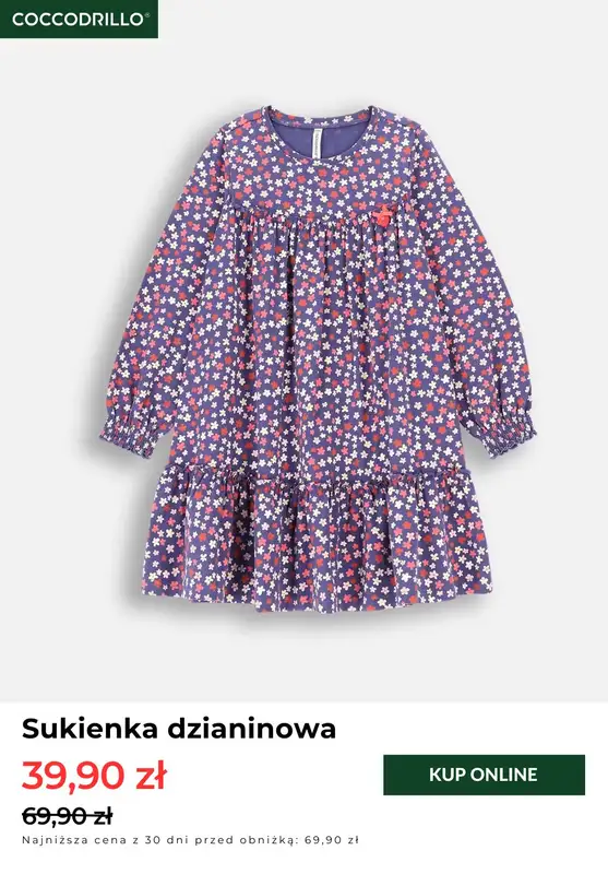 Coccodrillo - gazetka promocyjna Sukienki z wyprzedaży już od 39,90 zł od środy 02.04 do poniedziałku 14.04 - strona 9