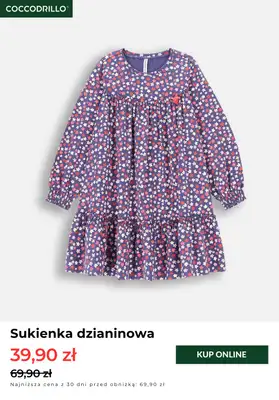 Coccodrillo - gazetka promocyjna Sukienki z wyprzedaży już od 39,90 zł od środy 02.04 do poniedziałku 14.04 - strona 9 Coccodrillo - gazetka promocyjna Sukienki z wyprzedaży już od 39,90 zł od środy 02.04 do poniedziałku 14.04 - strona 9