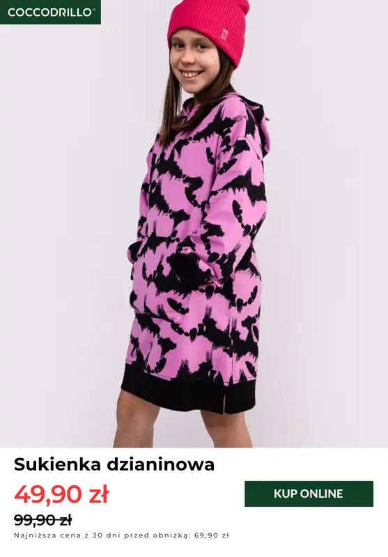 Coccodrillo - gazetka promocyjna Sukienki z wyprzedaży już od 39,90 zł od środy 02.04 do poniedziałku 14.04 - strona 8