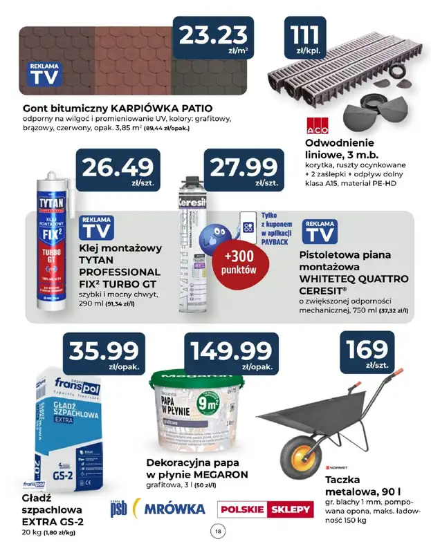 PSB Mrówka - gazetka promocyjna Gazetka od czwartku 03.04 do niedzieli 13.04 - strona 18