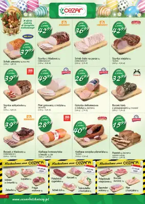 CEZAR Delikatesy - gazetka promocyjna Gazetka od czwartku 03.04 do soboty 19.04 - strona 2 CEZAR Delikatesy - gazetka promocyjna Gazetka od czwartku 03.04 do soboty 19.04 - strona 2