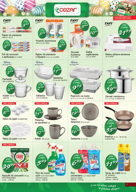 CEZAR Delikatesy - gazetka promocyjna Gazetka od czwartku 03.04 do soboty 19.04 - strona 7