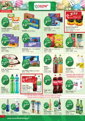 CEZAR Delikatesy - gazetka promocyjna Gazetka od czwartku 03.04 do soboty 19.04 - strona 6 CEZAR Delikatesy - gazetka promocyjna Gazetka od czwartku 03.04 do soboty 19.04 - strona 6