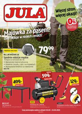 Jula - gazetka promocyjna Gazetka od czwartku 03.04 do środy 23.04