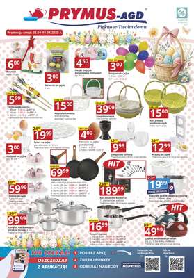 Prymus AGD - gazetka promocyjna Gazetka od czwartku 03.04 do soboty 19.04