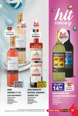 Arhelan - gazetka promocyjna Alkohole Wielkanocne od piątku 04.04 do niedzieli 20.04 - strona 13