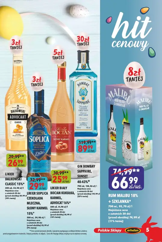 Arhelan - gazetka promocyjna Alkohole Wielkanocne od piątku 04.04 do niedzieli 20.04 - strona 5