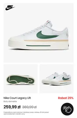 NIKE - gazetka promocyjna Wyprzedaż butów do -40% od czwartku 03.04  - strona 23 NIKE - gazetka promocyjna Wyprzedaż butów do -40% od czwartku 03.04  - strona 23