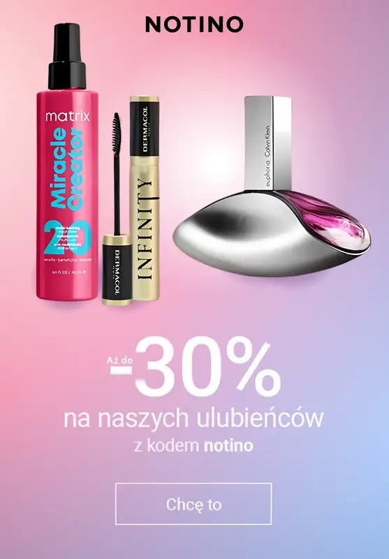 NOTINO - gazetka promocyjna Aż do -30% na ulubione kosmetyki od czwartku 03.04 do niedzieli 06.04