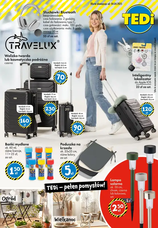 Tedi - gazetka promocyjna Gazetka od piątku 04.04 do soboty 12.04