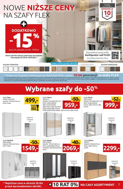 Black Red White - gazetka promocyjna Szaleństwo niskich cen do -50% od czwartku 03.04 do piątku 18.04 - strona 7
