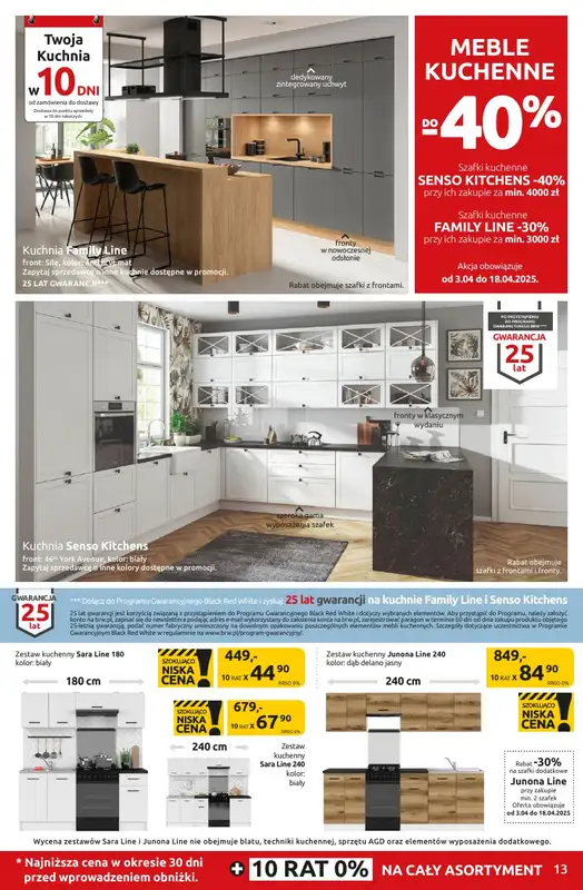 Black Red White - gazetka promocyjna Szaleństwo niskich cen do -50% od czwartku 03.04 do piątku 18.04 - strona 13