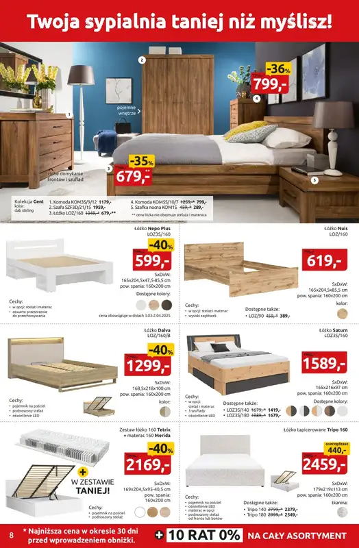 Black Red White - gazetka promocyjna Szaleństwo niskich cen do -50% od czwartku 03.04 do piątku 18.04 - strona 8