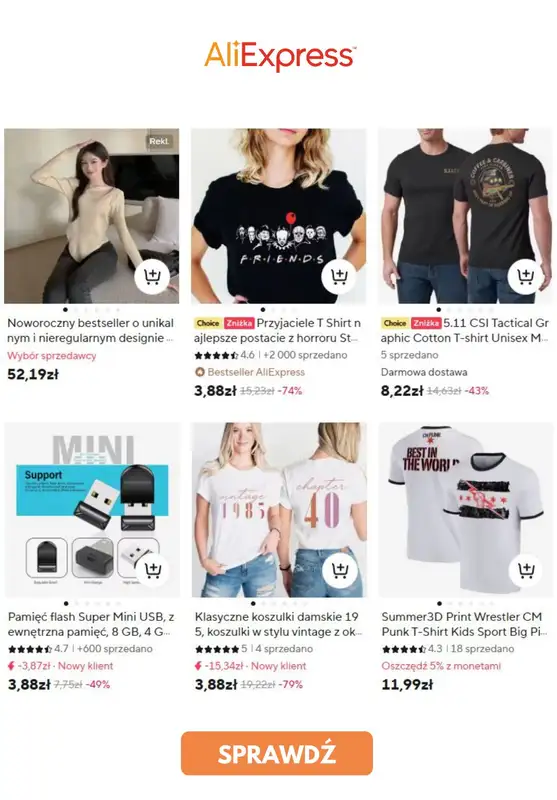 AliExpress - gazetka promocyjna Bestsellery od piątku 04.04  - strona 6