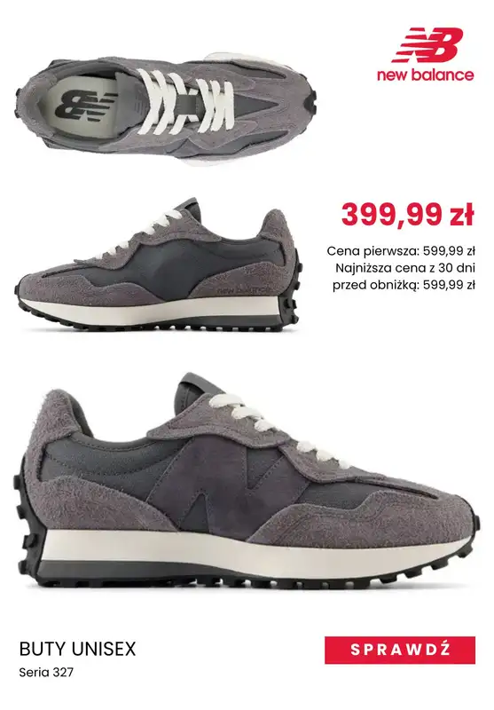 New Balance - gazetka promocyjna Sneakersy męskie na wyprzedaży od piątku 04.04  - strona 10