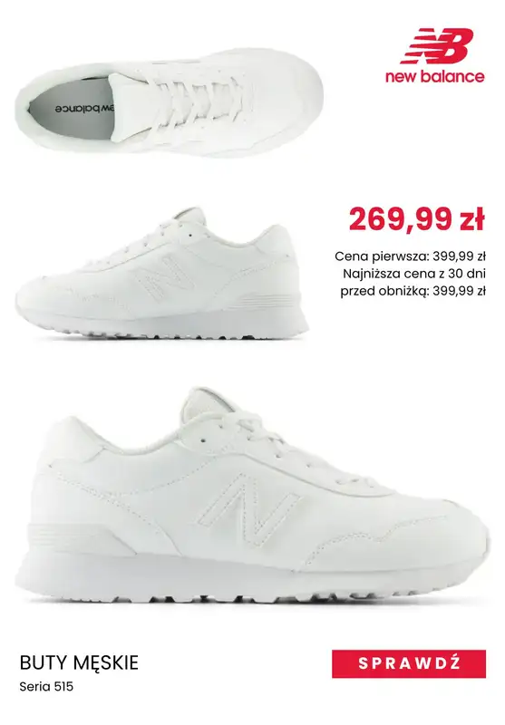 New Balance - gazetka promocyjna Sneakersy męskie na wyprzedaży od piątku 04.04  - strona 3