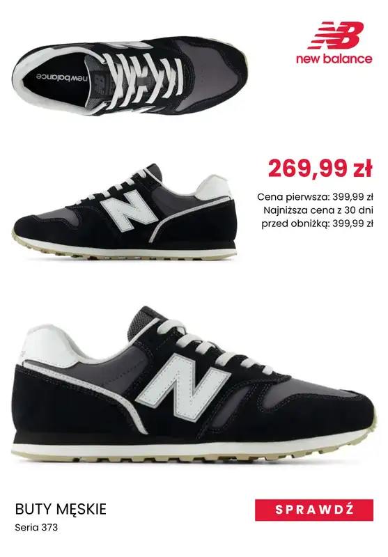 New Balance - gazetka promocyjna Sneakersy męskie na wyprzedaży od piątku 04.04  - strona 2
